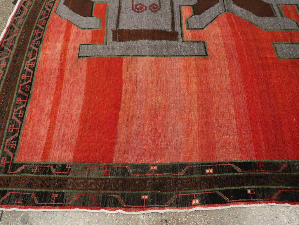 Vintage Anatolian Square Carpet, No.29577 - Staging