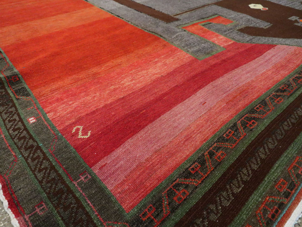 Vintage Anatolian Square Carpet, No.29577 - Staging