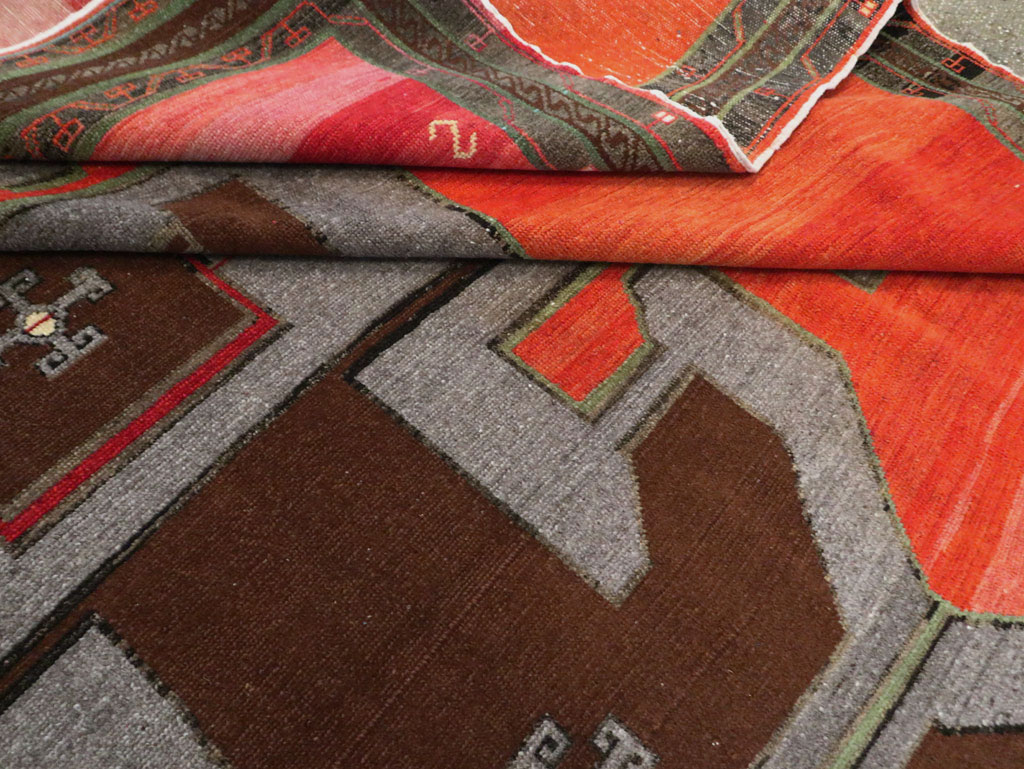 Vintage Anatolian Square Carpet, No.29577 - Staging