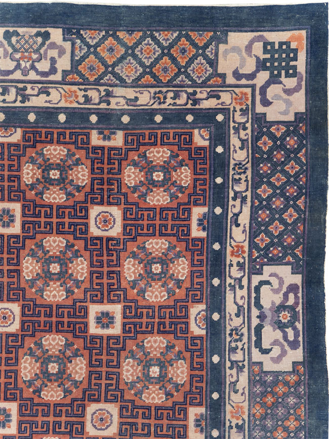 Antique Chinese Peking Carpet, No.29581 - Staging