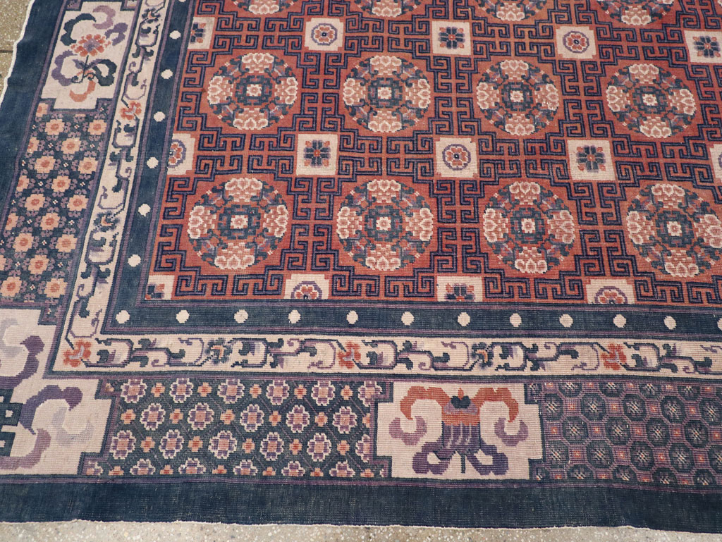 Antique Chinese Peking Carpet, No.29581 - Staging