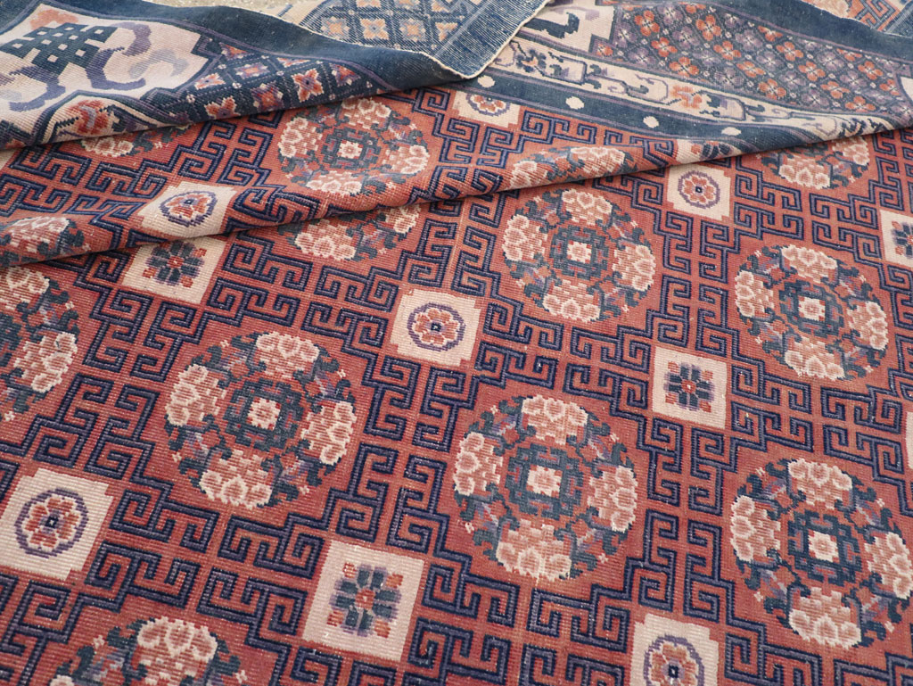 Antique Chinese Peking Carpet, No.29581 - Staging