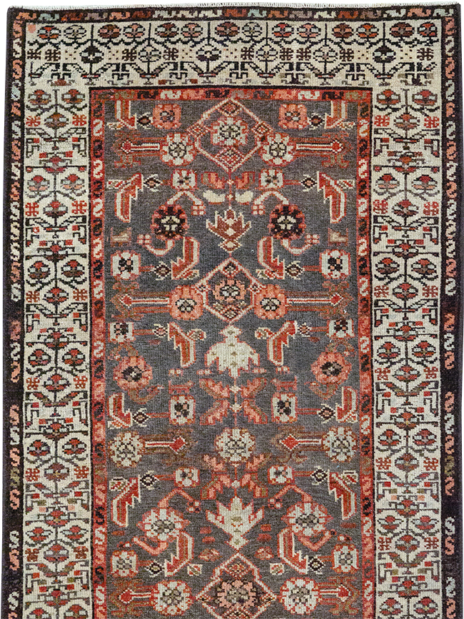 Antique Persian Malayer Runner, No.29582 - Staging