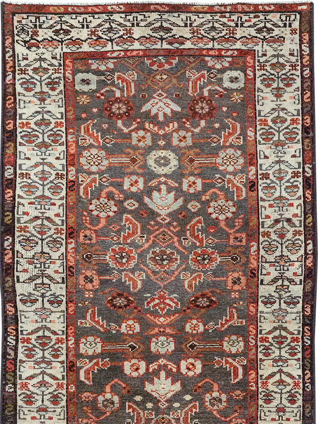 Antique Persian Malayer Runner, No.29582 - Staging