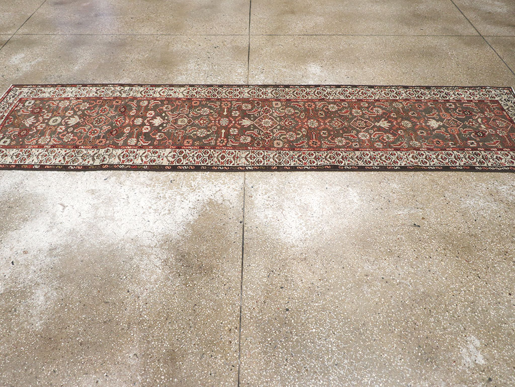 Antique Persian Malayer Runner, No.29582 - Staging