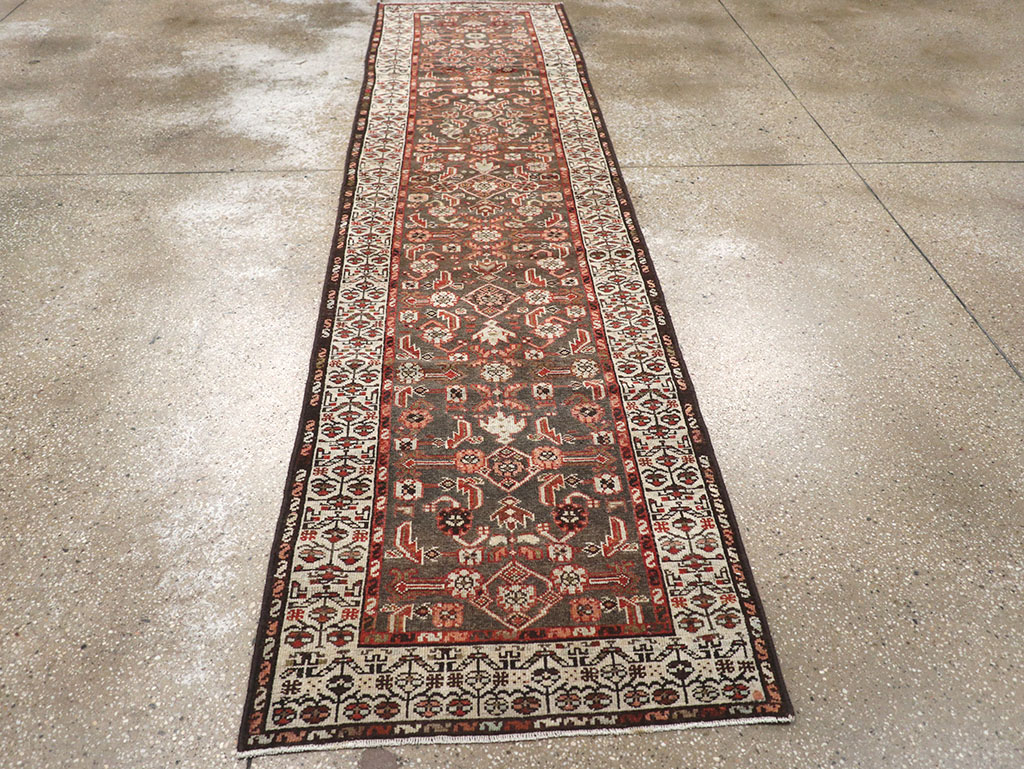 Antique Persian Malayer Runner, No.29582 - Staging