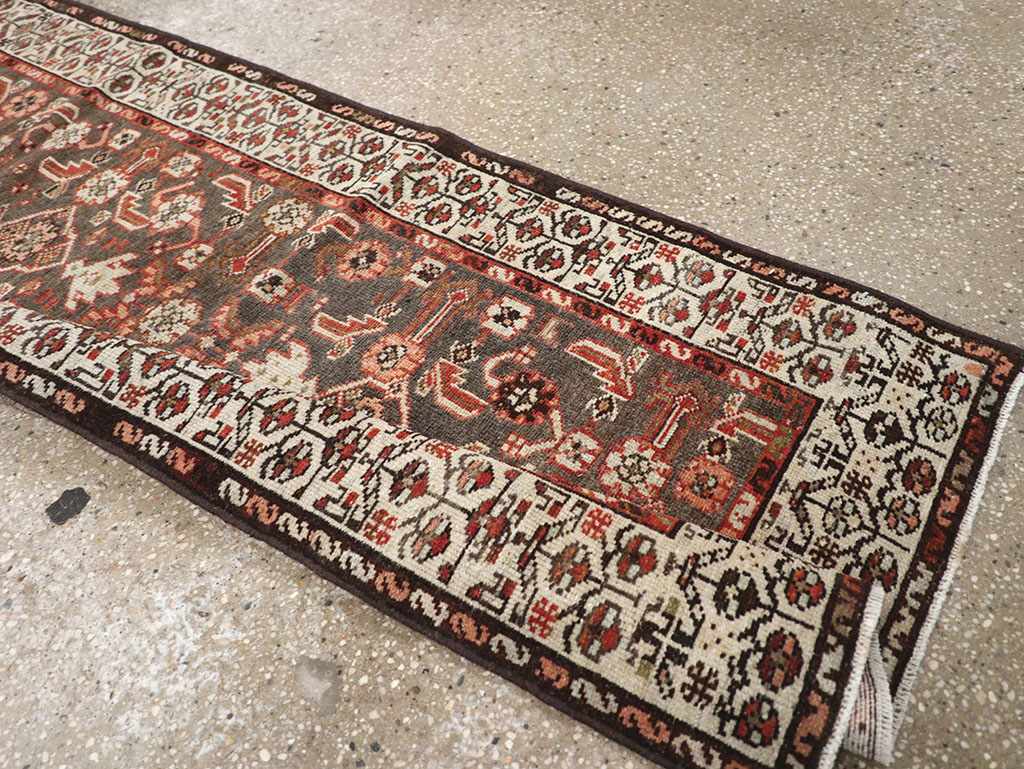 Antique Persian Malayer Runner, No.29582 - Staging