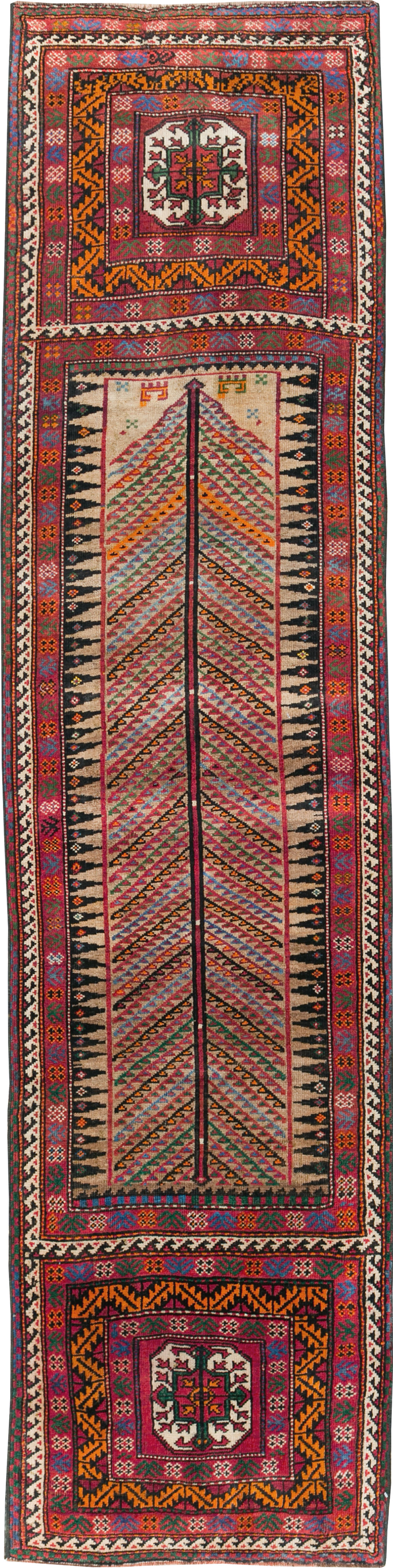 Vintage Persian Baluch Runner, No.29596 - Staging