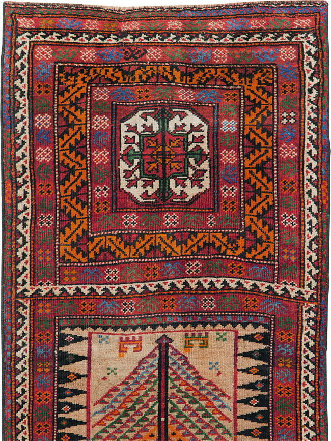 Vintage Persian Baluch Runner, No.29596 - Staging