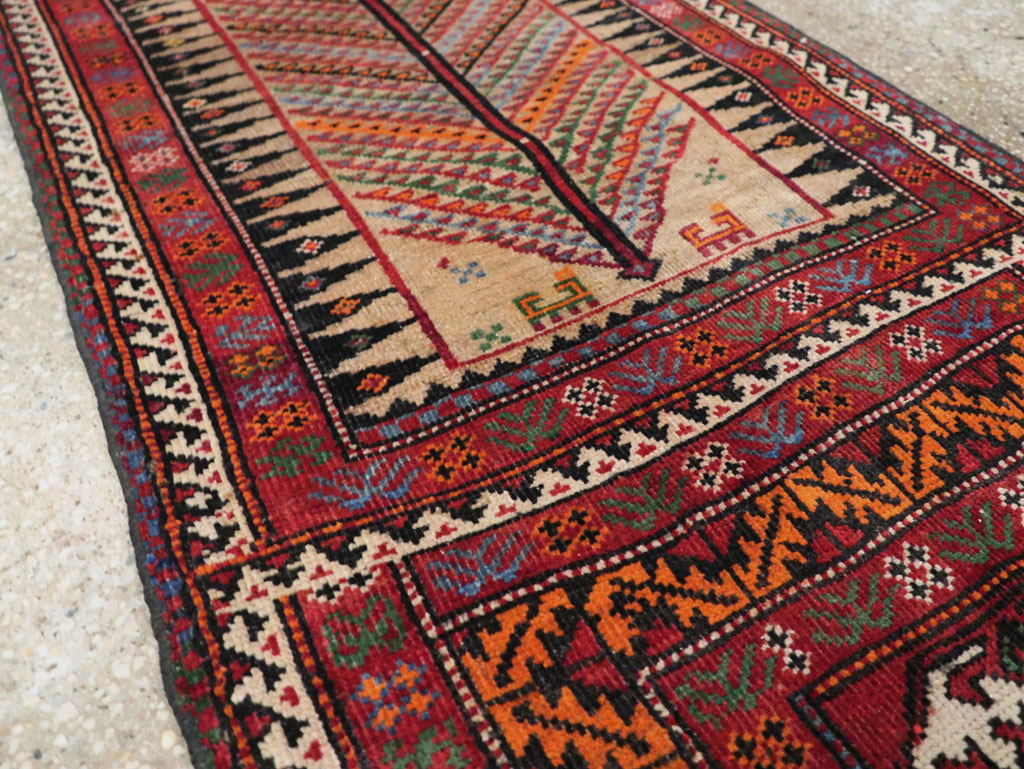 Vintage Persian Baluch Runner, No.29596 - Staging