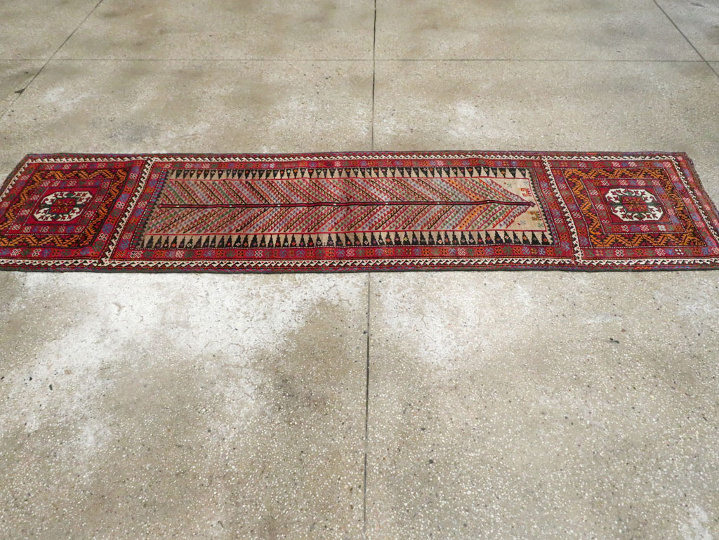 Vintage Persian Baluch Runner, No.29596 - Staging