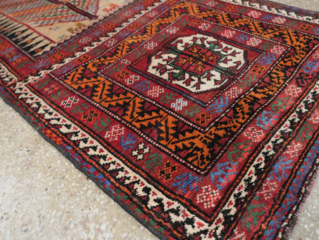 Vintage Persian Baluch Runner, No.29596 - Staging