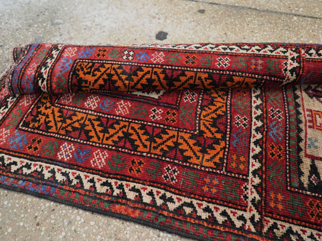 Vintage Persian Baluch Runner, No.29596 - Staging