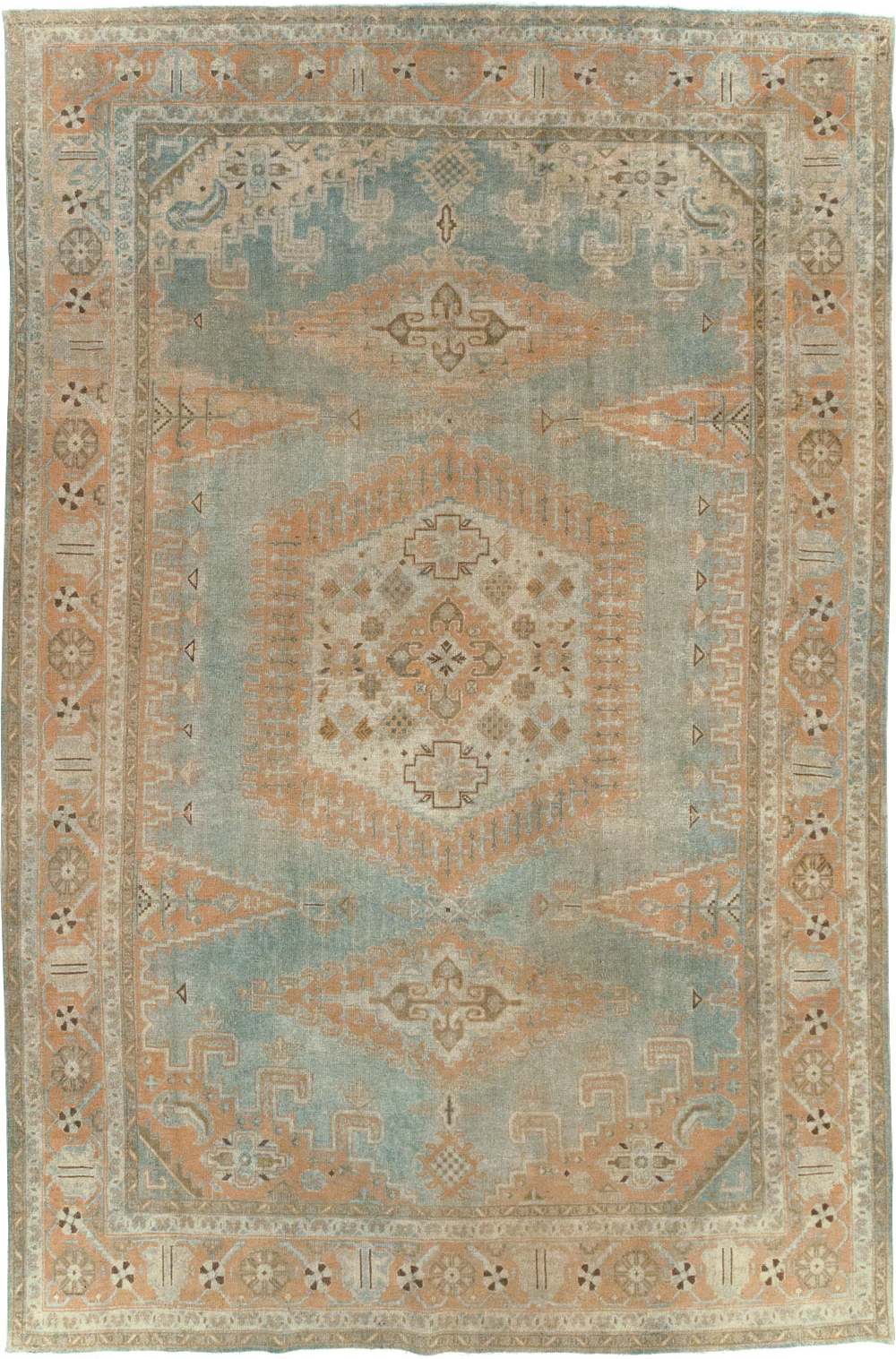 Vintage Persian Veece Room Size Carpet, No.29598 - Staging