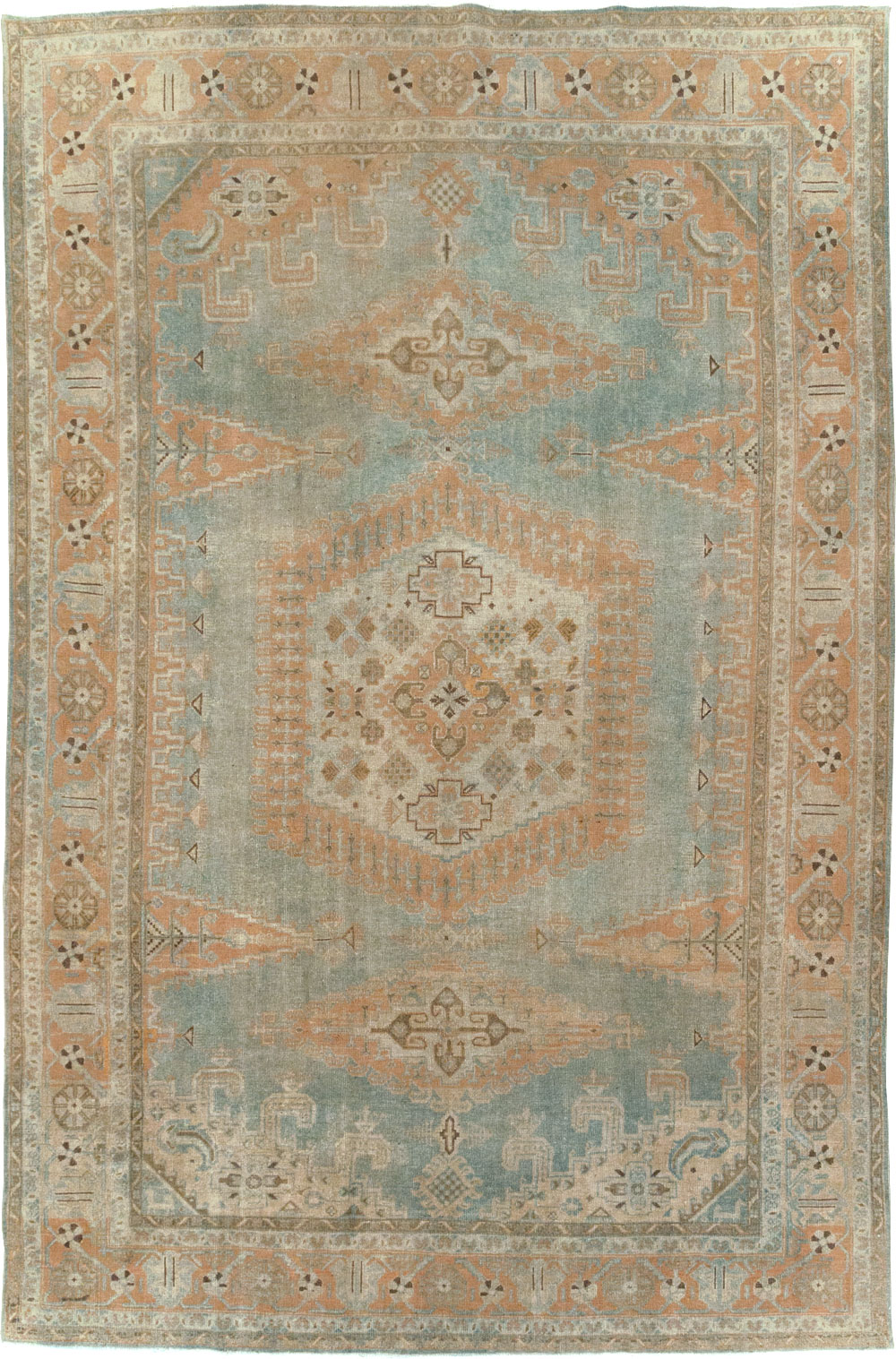 Vintage Persian Veece Room Size Carpet, No.29598 - Staging