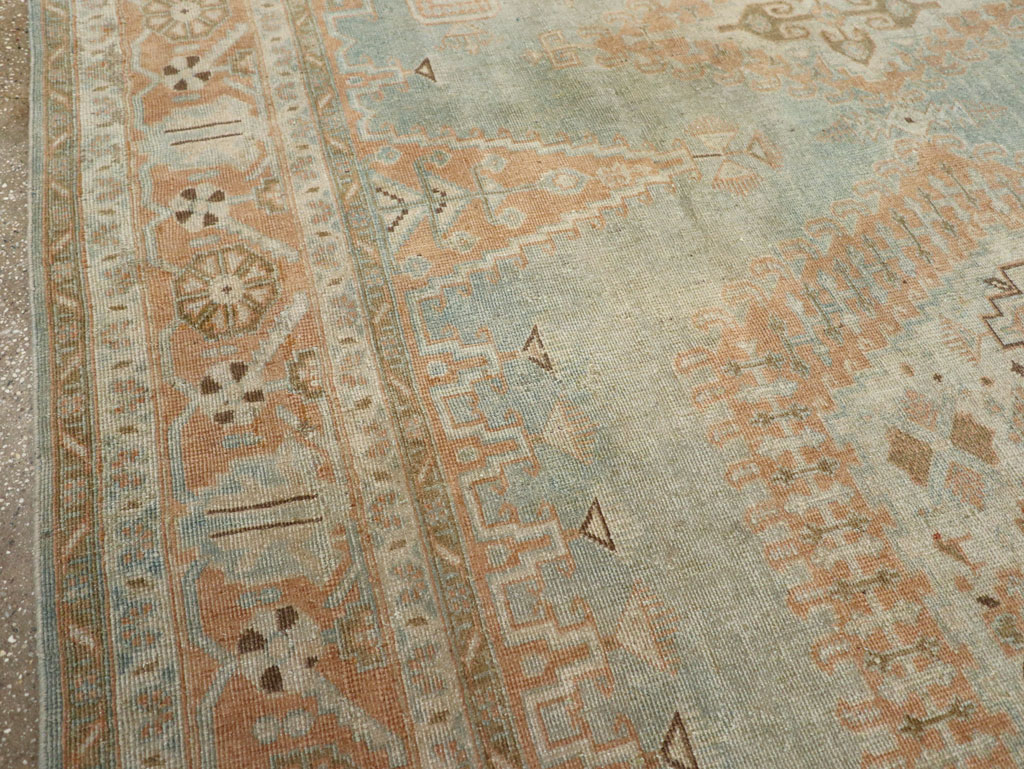 Vintage Persian Veece Room Size Carpet, No.29598 - Staging