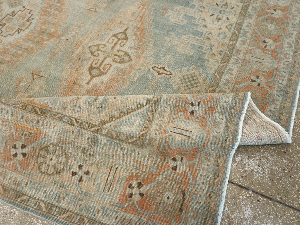 Vintage Persian Veece Room Size Carpet, No.29598 - Staging