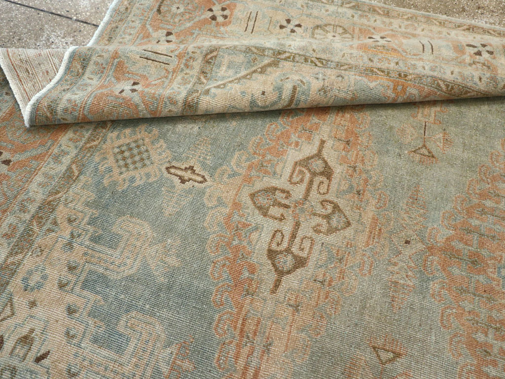 Vintage Persian Veece Room Size Carpet, No.29598 - Staging