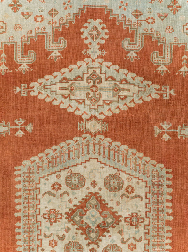 Vintage Persian Veece Room Size Carpet, No.29599 - Staging