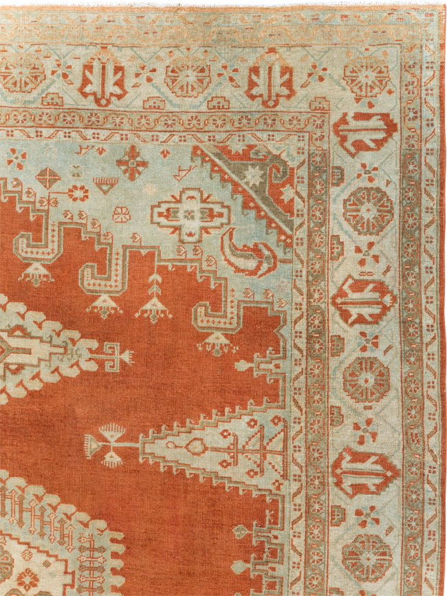 Vintage Persian Veece Room Size Carpet, No.29599 - Staging