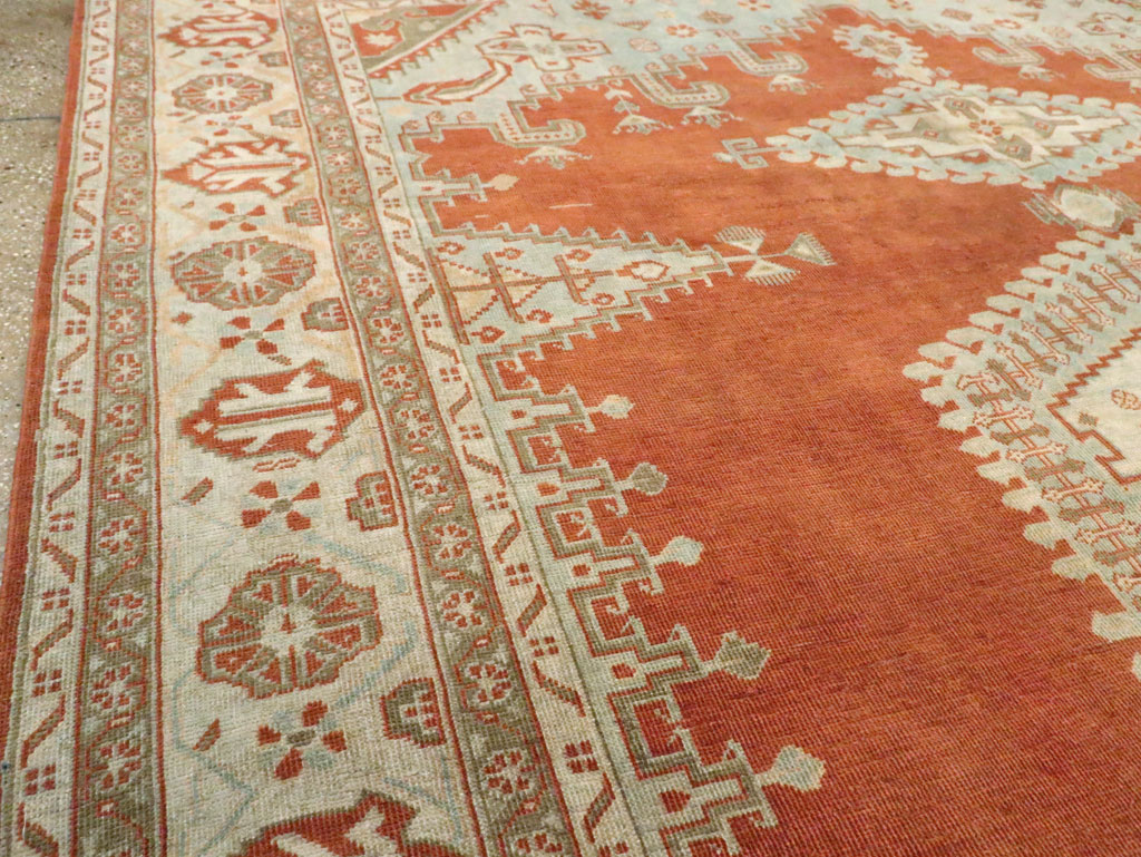 Vintage Persian Veece Room Size Carpet, No.29599 - Staging