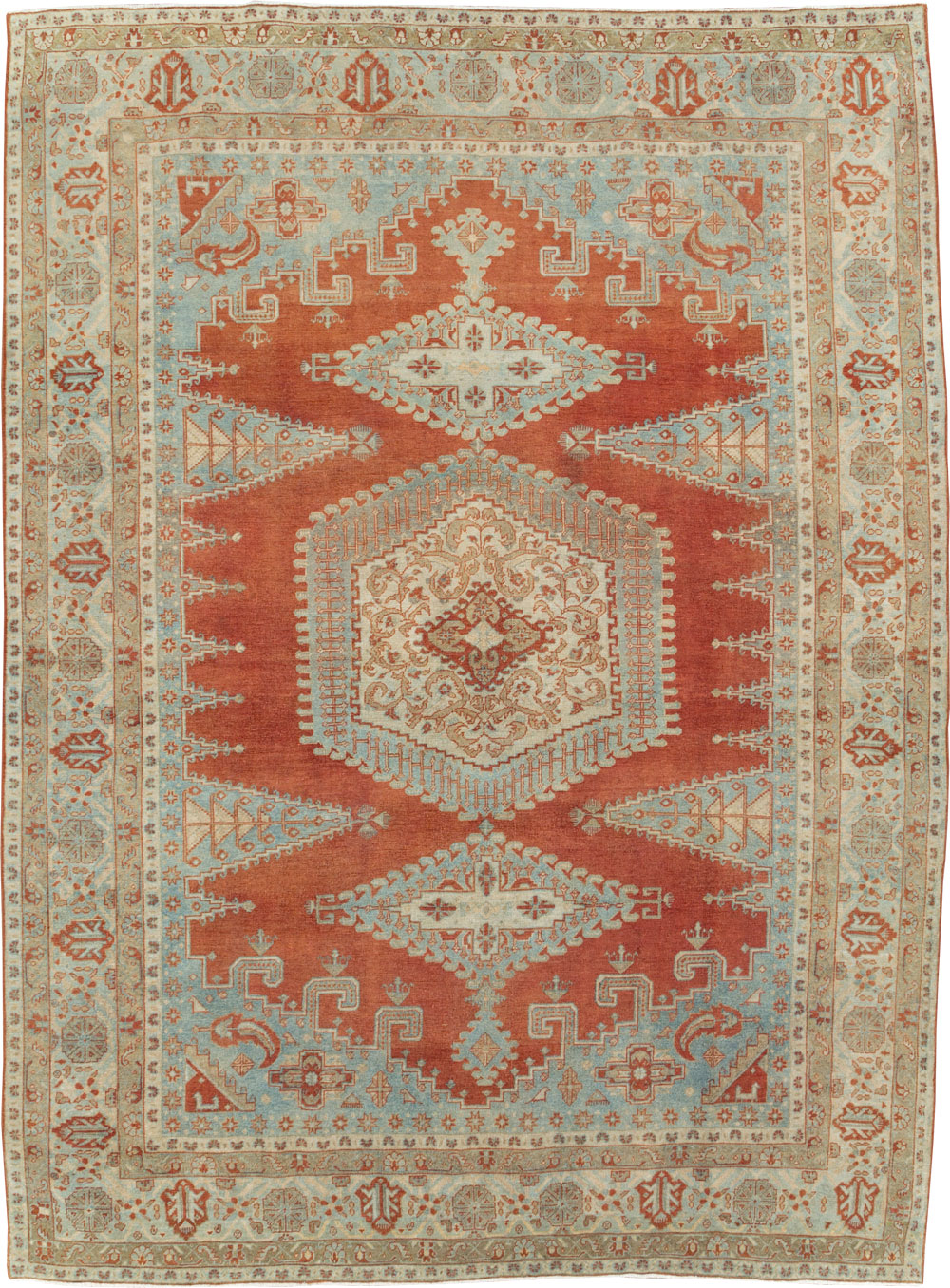 Vintage Persian Veece Carpet, No.29600 - Staging