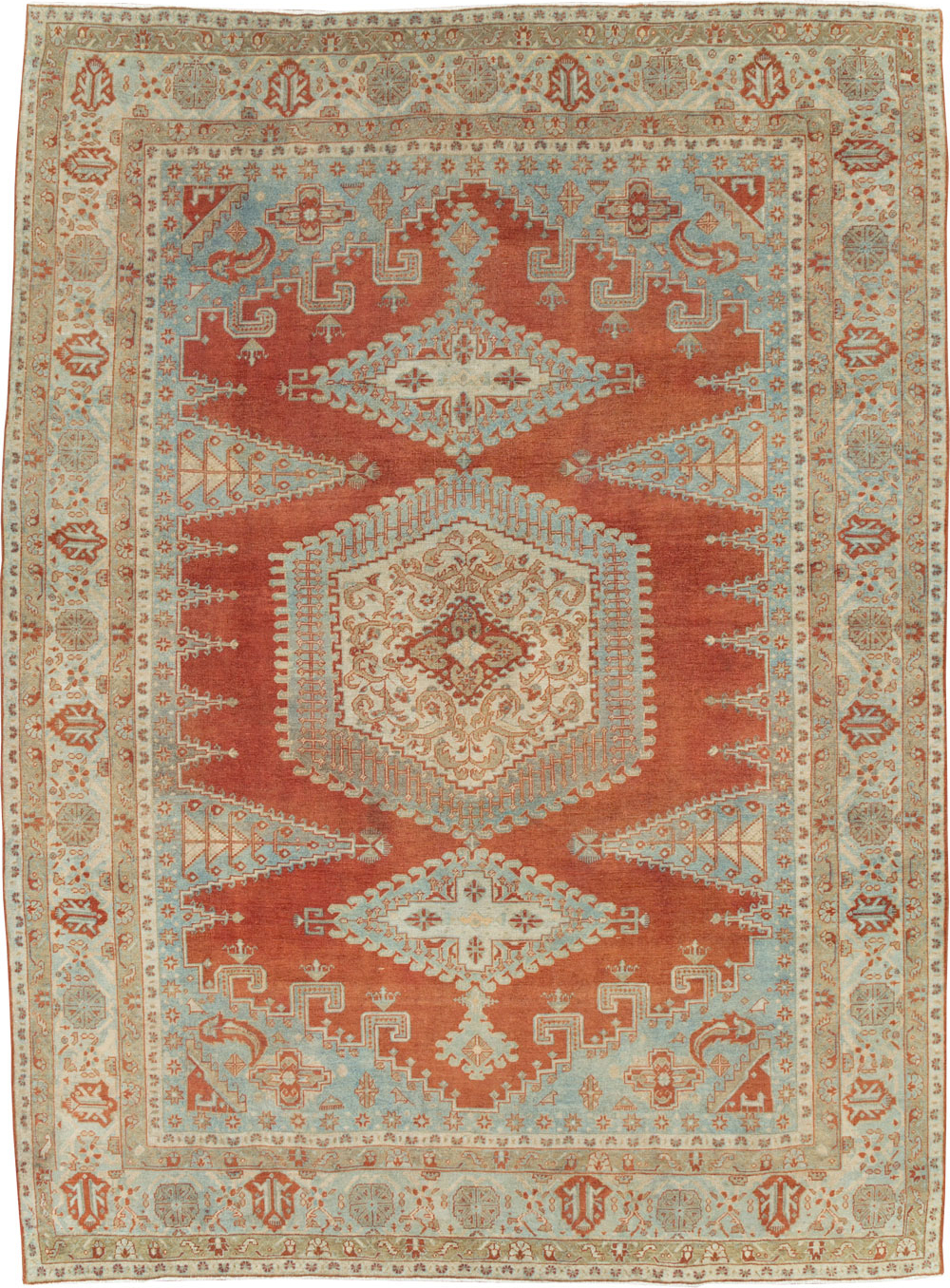 Vintage Persian Veece Carpet, No.29600 - Staging