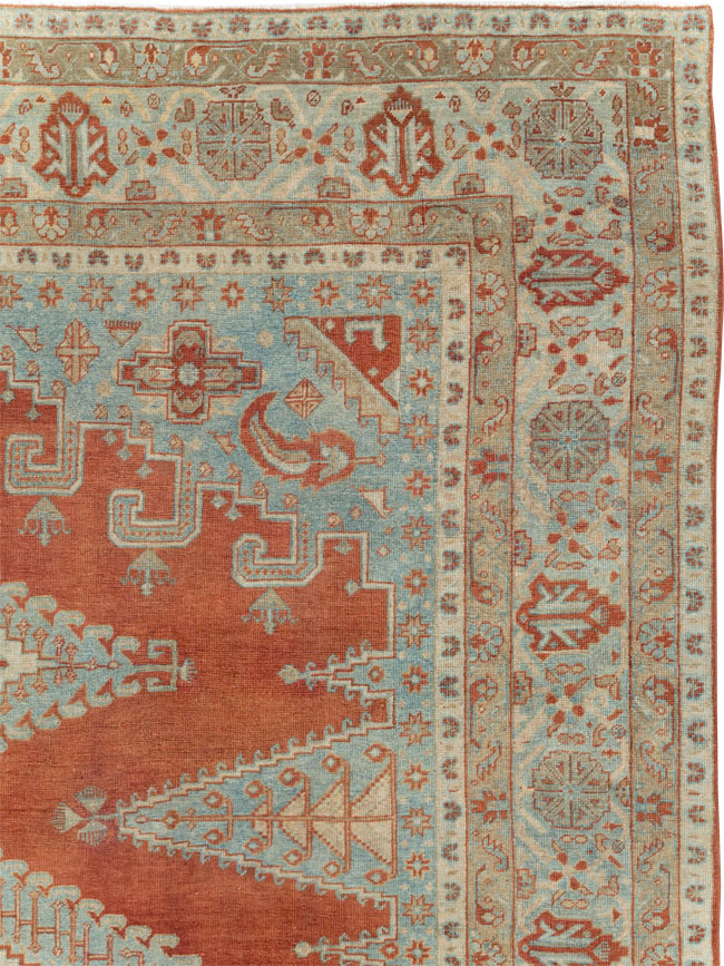Vintage Persian Veece Carpet, No.29600 - Staging