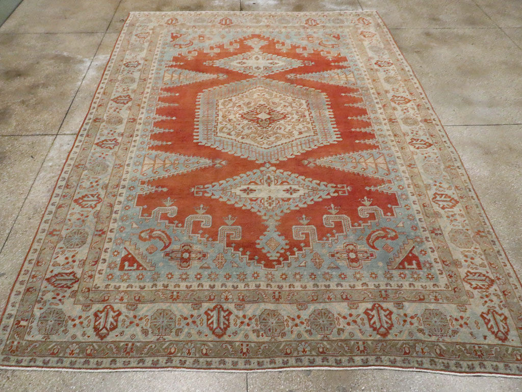 Vintage Persian Veece Carpet, No.29600 - Staging
