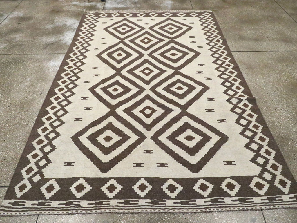 Vintage Persian Flatweave, No.29602 - Staging