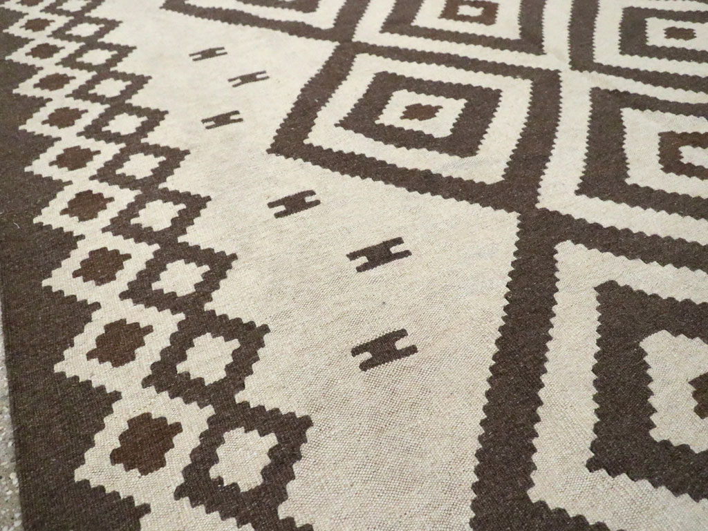 Vintage Persian Flatweave, No.29602 - Staging