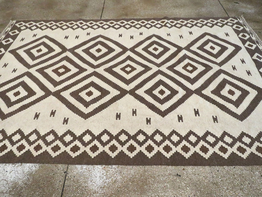 Vintage Persian Flatweave, No.29602 - Staging