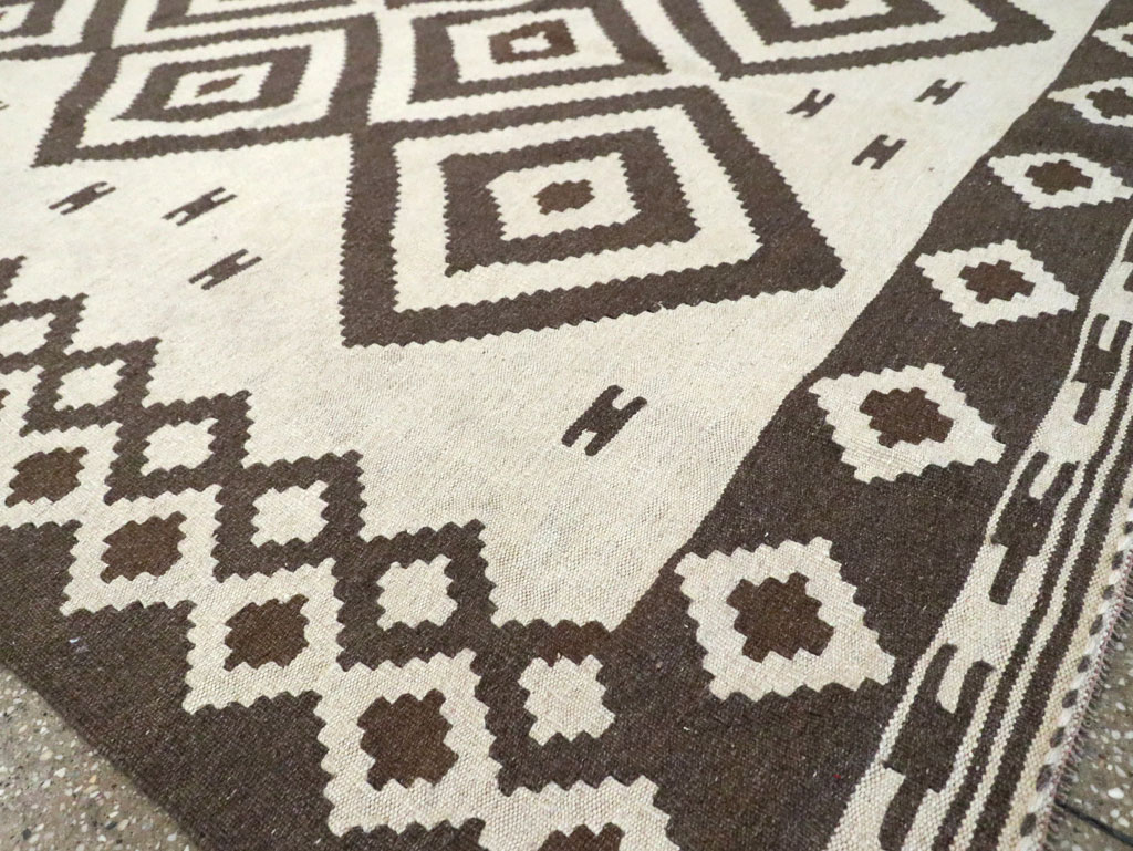 Vintage Persian Flatweave, No.29602 - Staging