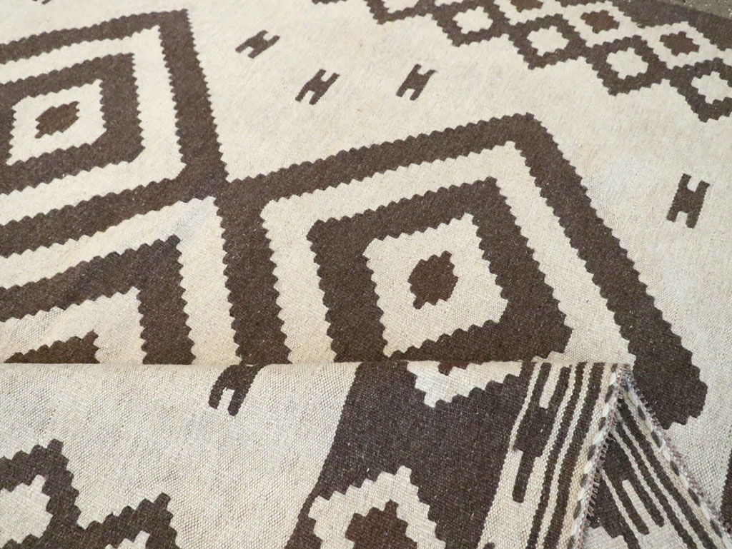 Vintage Persian Flatweave, No.29602 - Staging