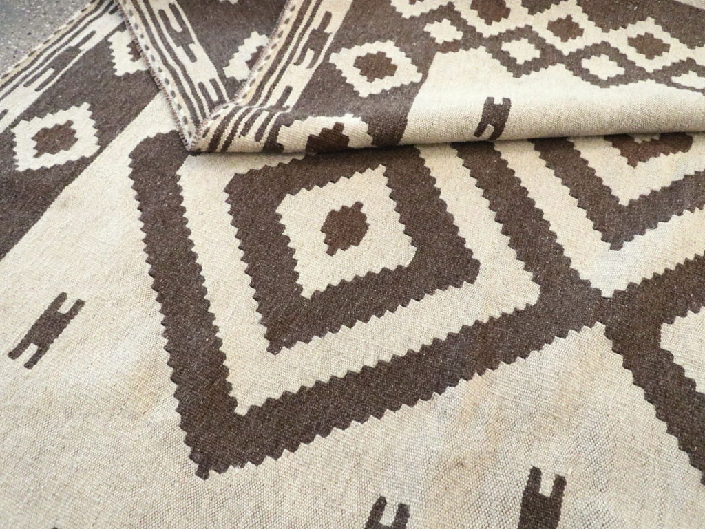 Vintage Persian Flatweave, No.29602 - Staging