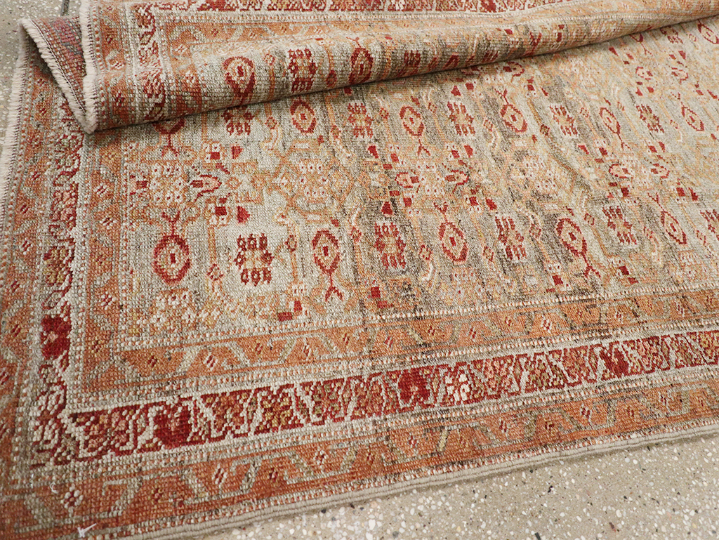 Antique Persian Kurd Bidjar Wide Gallery Runner, No.29607 - Staging