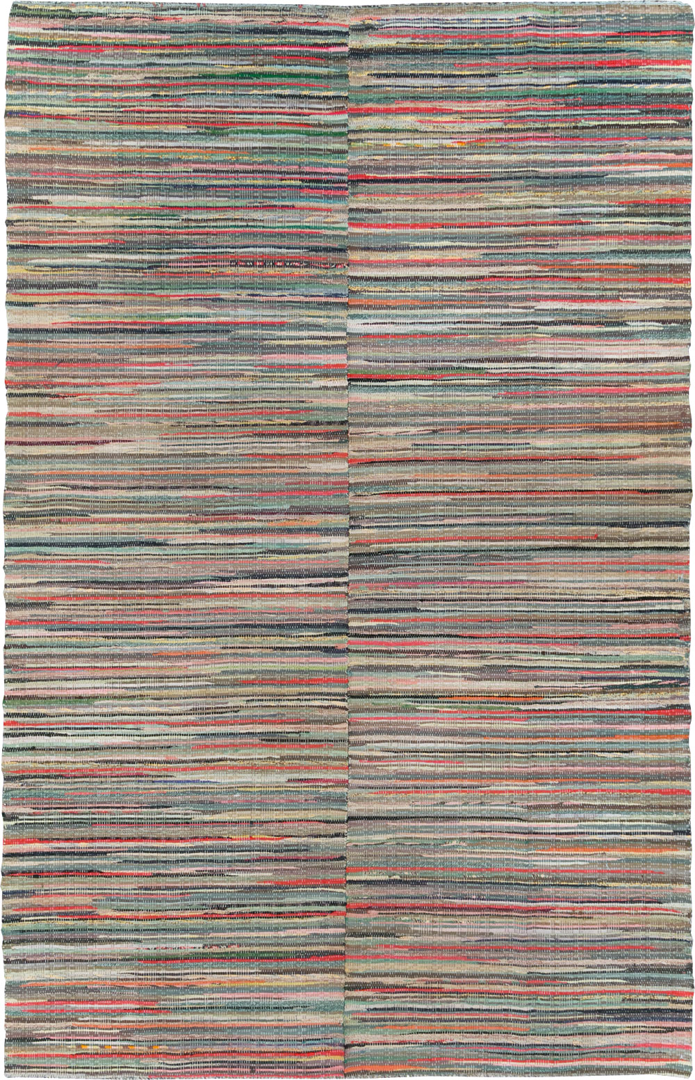 Vintage Rag Rug, No.29628 - Staging