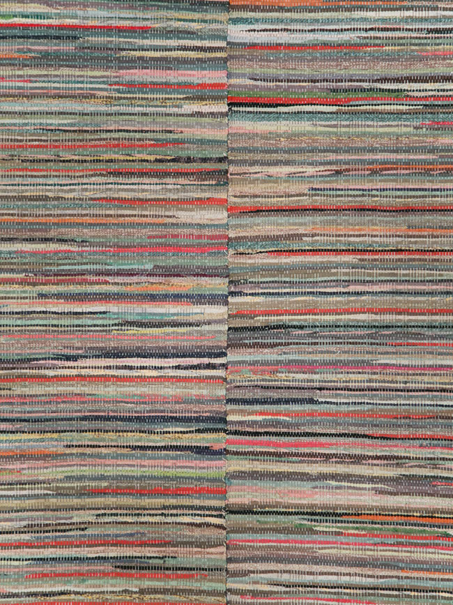 Vintage Rag Rug, No.29628 - Staging