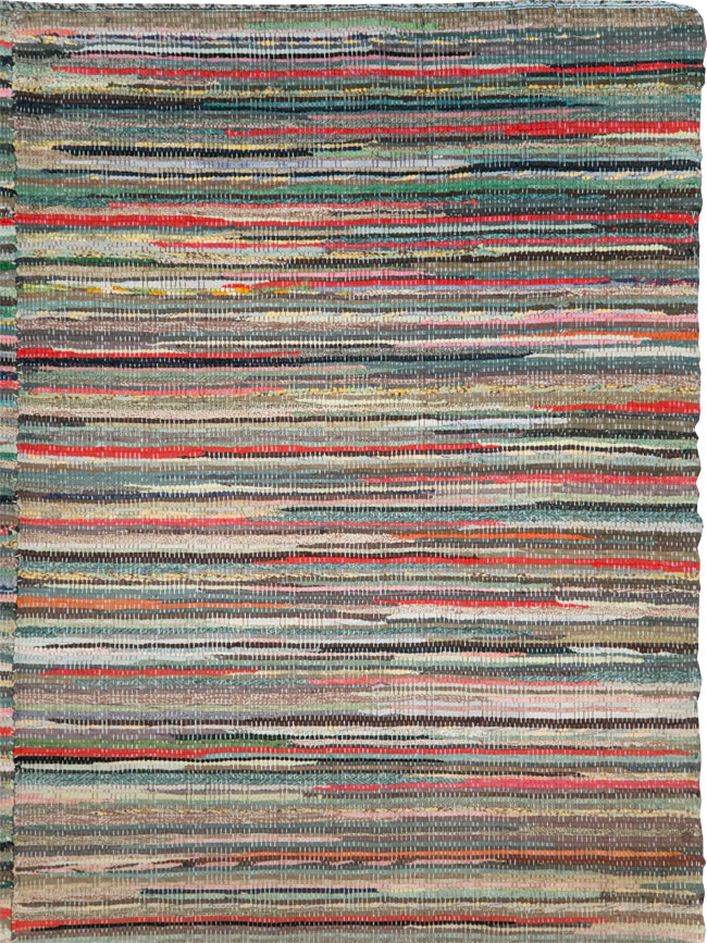 Vintage Rag Rug, No.29628 - Staging