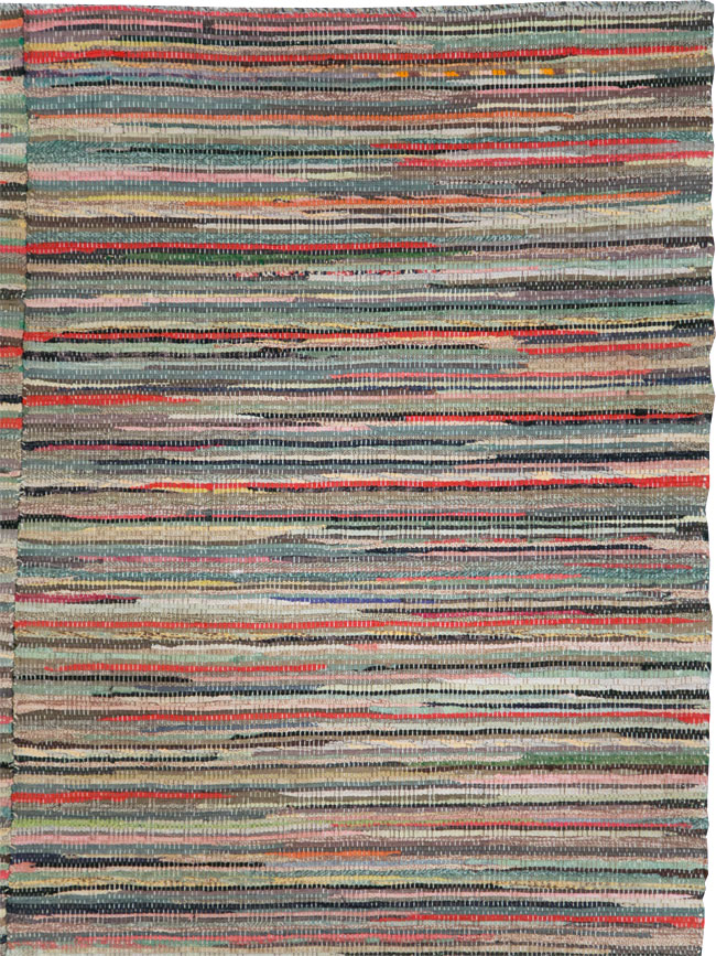 Vintage Rag Rug, No.29628 - Staging