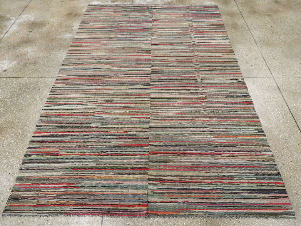 Vintage Rag Rug, No.29628 - Staging