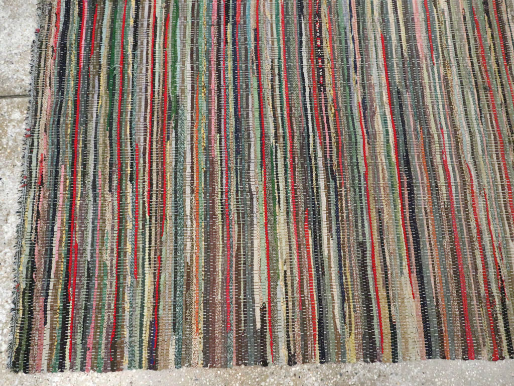 Vintage Rag Rug, No.29628 - Staging