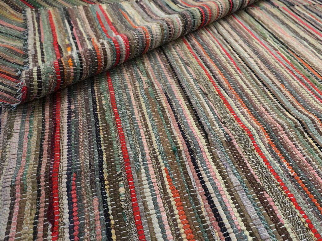 Vintage Rag Rug, No.29628 - Staging