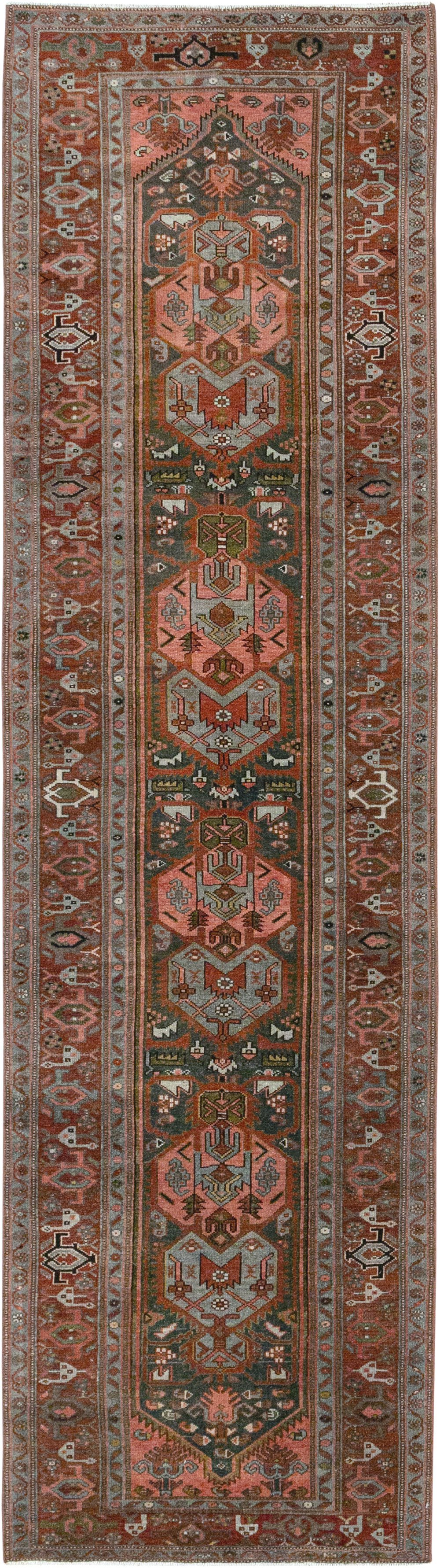 Antique Persian Malayer Runner, No.29629 - Staging
