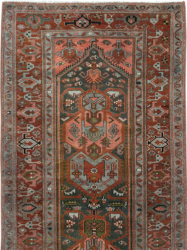 Antique Persian Malayer Runner, No.29629 - Staging