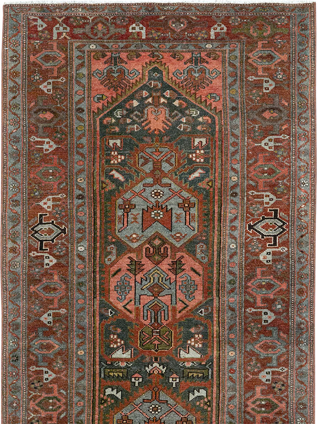 Antique Persian Malayer Runner, No.29629 - Staging