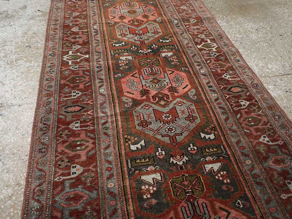 Antique Persian Malayer Runner, No.29629 - Staging