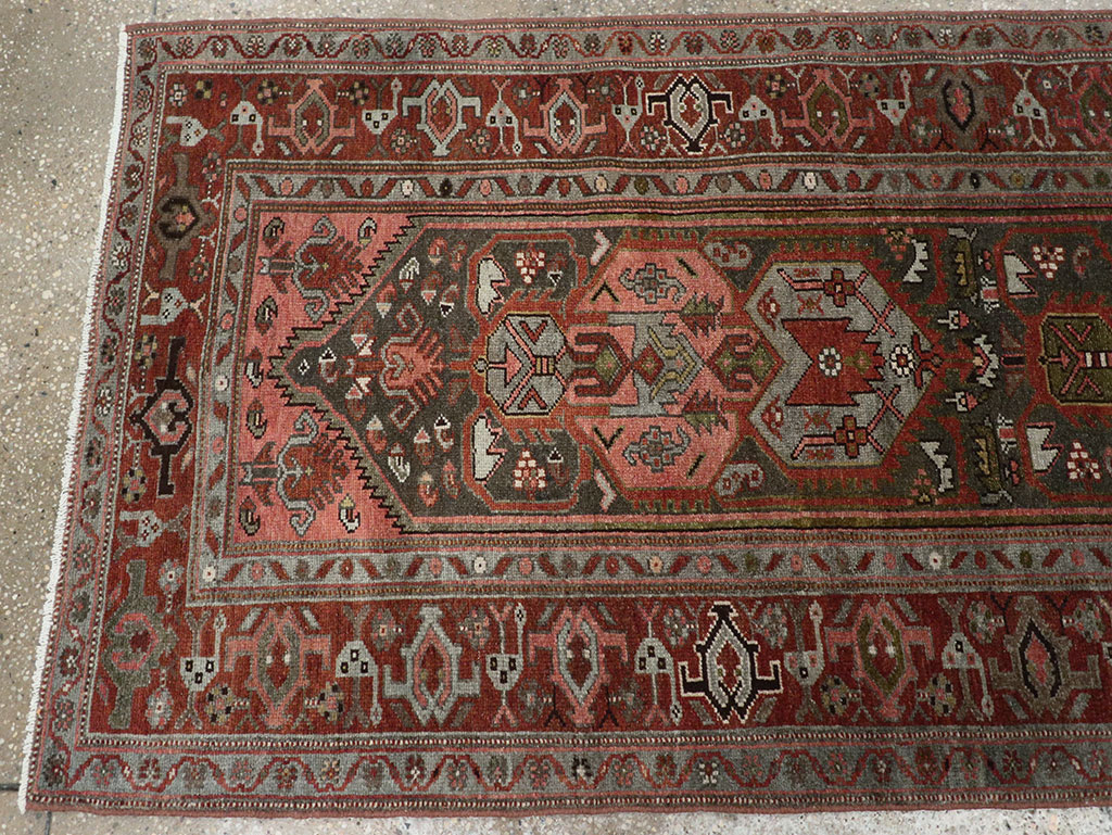 Antique Persian Malayer Runner, No.29629 - Staging