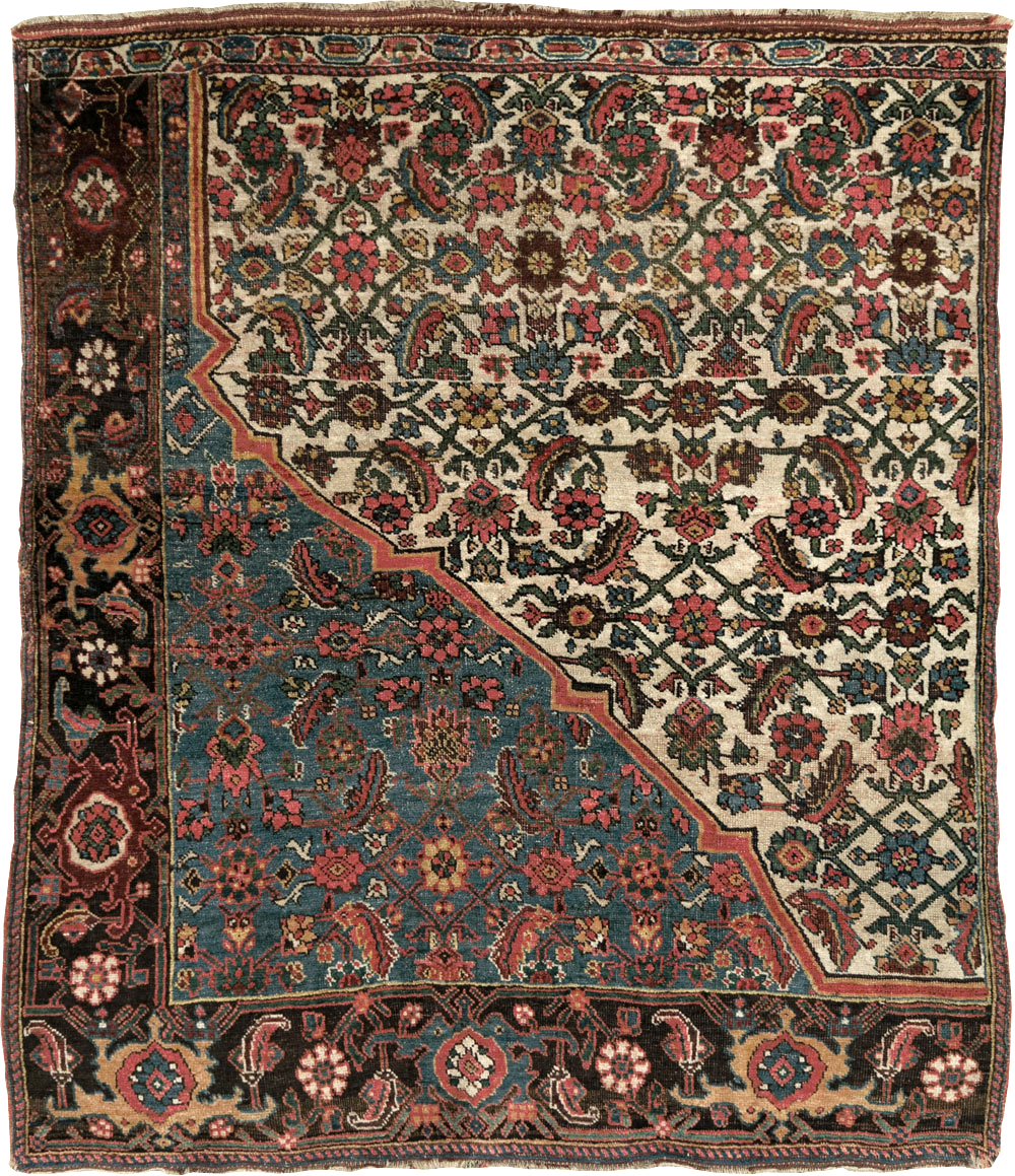 Antique Persian Bidjar Wagireh, No.29635 - Staging