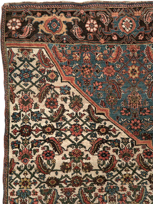 Antique Persian Bidjar Wagireh, No.29635 - Staging